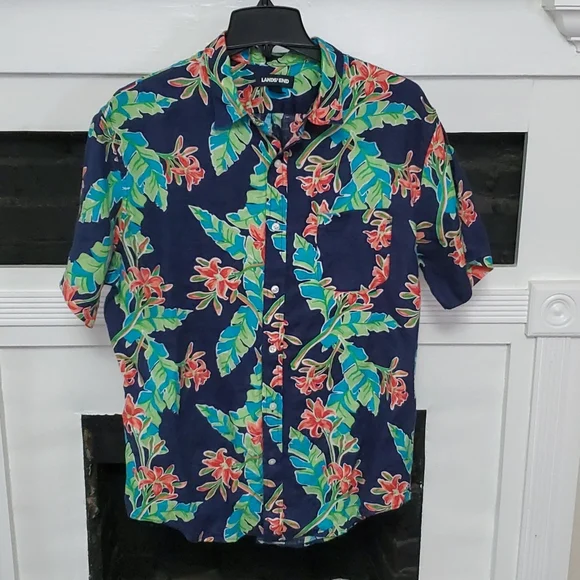 Lands End short sleeve shirt - Picture 1 of 7
